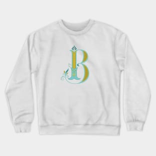 Drop Cap B Crewneck Sweatshirt